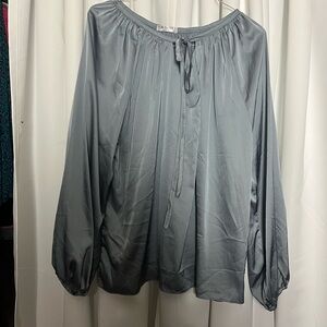 Gray blouse size large